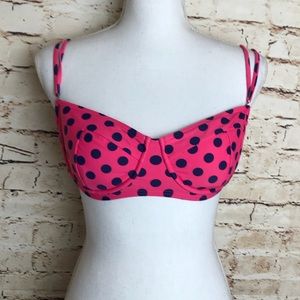 Arizona push up pink polka dots
